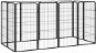 Shumee Ohrádka pro psy 12 panelů 50 × 100 cm černá - Dog Playpen