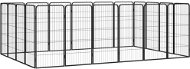 Shumee Ohrádka pro psy 20 panelů 50 × 100 cm černá - Dog Playpen