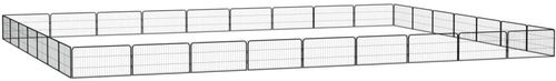 Shumee Ohrádka pro psy 32 panelů 100 × 50 cm černá - Ohrádka pro psa - Hlavní obrázek