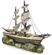 Ebi Boat with Sails 38 × 12,5 × 31,5 cm - Aquarium Decoration