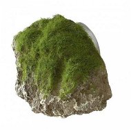 Ebi Aqua Della moss-covered stone with suction cups S 12 × 9,5 × 10,5 cm - Aquarium Decoration