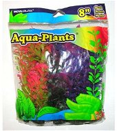 Penn Plax Umelé rastliny farebné 20,3 cm sada 6 ks - Dekorácia do akvária