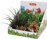 Zolux Dekorácia do akvárií rastlina na kamienky podlhovasté listy 26,5 cm - Dekorácia do akvária