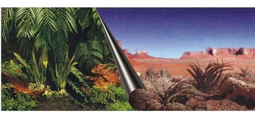 Ebi Photo Decor Jungle Dessert 120 × 50 cm - Pozadí do akvária - Hlavní obrázek
