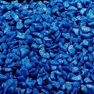 Ebi Aqua Della Glamour Stone Ocean Blue 6-9 mm 2 kg - Aquarium Sand
