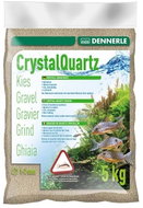 DENNERLE Crystal Quartz Gravel 5kg, 1–2mm, Brown - Aquarium Sand