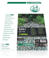 DENNERLE Natural Gravel Plantahunter River L 8–12mm, 5kg - Aquarium Sand