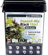 DENNERLE Deponit-Mix Black 10in1 Nutrient Substrate, 9.6kg - Aquarium Sand