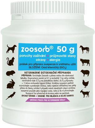 ZOOSORB 50g - Food Supplement for Dogs - Main image