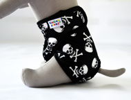 Protective Dog Pants GaGa's Nappy Panties for Dogs Skull XL - Hárací kalhotky