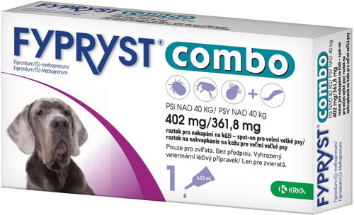 Fypryst Combo Spot On for Dogs over 40kg 1 × 4,02 ml - Antiparasitic Pipette - Main image