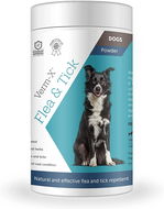 Verm-X Přírodní prášek proti blechám a klíšťatům pro psy 70 g - Antiparazitní přípravek