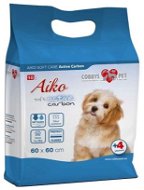 Aiko Soft Care Active Carbon Diapers 60 × 60 cm 10pcs - Absorbent Pad