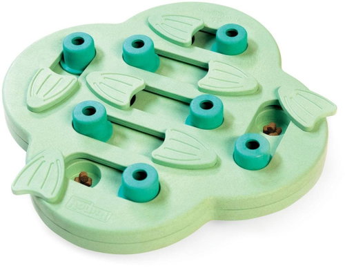 Nina Ottosson Puppy Puzzle Dog Hide and Slide Puppy wood plastic, green - Puzzles for Dogs - Main image