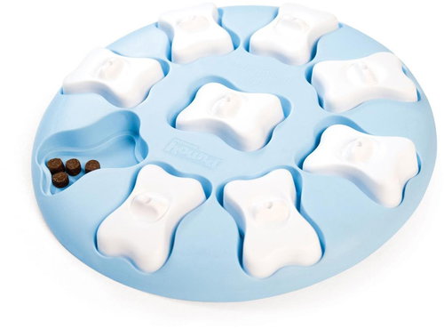 Nina Ottosson Puppy Puzzle Dog Smart Puppy plastic, blue and white - Puzzles for Dogs - Main image