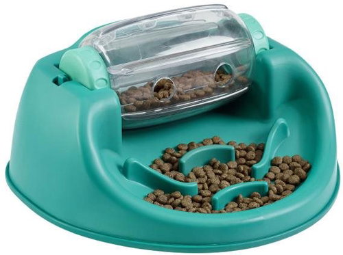 Nina Ottosson 2in1 Dog Spin and Eat Puzzle and Slow Bowl - Puzzles for Dogs - Main image