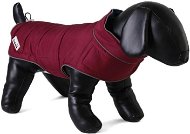 Doodlebone Obojstranná zimná bunda Raspberry/Navy S/M - Oblečenie pre psov