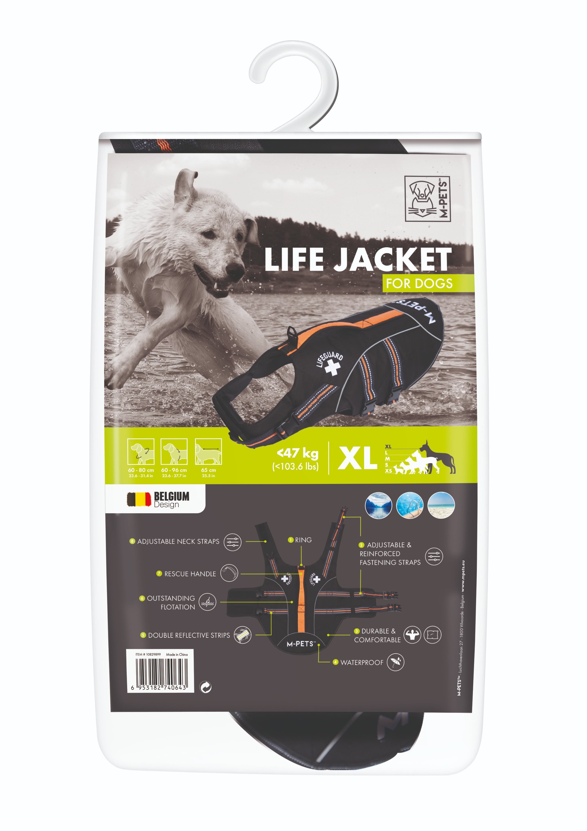 Xl dog life sales jacket