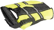 DUVO+ Life jacket black and yellow XL 70cm - Swimming Vest for Dogs