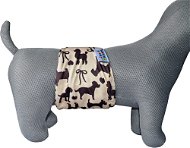 GaGa's Nappies Incontinence Belt for Dogs Brown Dog S - Dog Incontinence Pants