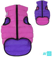 AiryVest bunda pro psy růžová/fialová XS 30 - Obleček pro psy