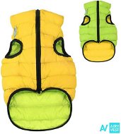 AiryVest bunda pre psy žltá/zelená - Oblečenie pre psov