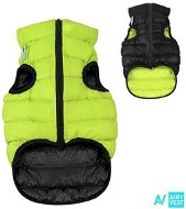 AiryVest bunda pre psy zelená/čierna - Oblečenie pre psov