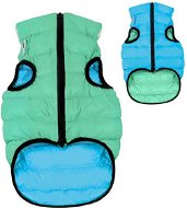 AiryVest Lumi bunda pre psov luminiscenčná/modrá S 35 - Oblečenie pre psov