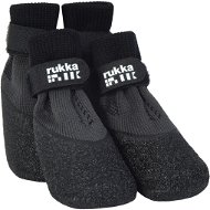 Rukka Sock Shoes topánočky – 4 ks, čierne / veľ. 1 - Topánky pre psa