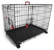 M-Pets Voyager Securo Lock Dog Cage on Wheels 106.5 × 76 × 71cm XL - Dog Cage