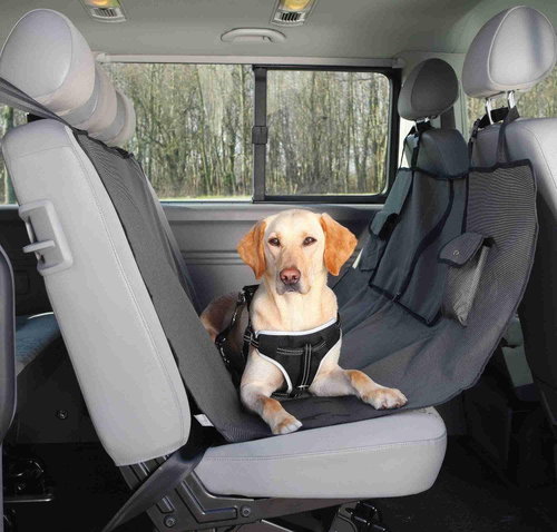 Trixie Car Seat Cover for Rear Seats with Pockets 140 × 145cm - Car Seat Cover For Dogs - Main image
