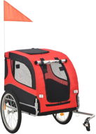 Shumee Dog bike trolley red and black - Dog Bicycle Trailer