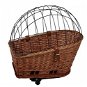 DUVO+ Wicker Bicycle Basket with Pillow 35 × 55 × 49cm - Dog Carriers