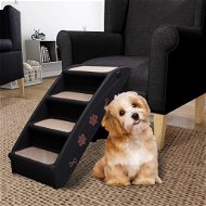 Shumee Skladacie schodíky pre psov čierne 62 × 40 × 49,5 cm - Schodíky pre psov