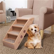Steps for Dogs Shumee Folding steps for dogs brown 62 × 40 × 49,5 cm - Schůdky pro psy