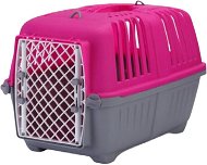 AngelMate Crate 47 × 31 × 32cm Pink - Dog Carriers