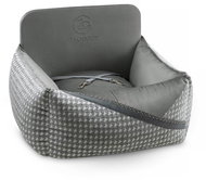 OH Charlie Car seat Glamour Luxury Grey - Dog Carriers