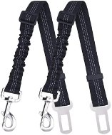 Dog Seat Belt Hapet Seat belts flexible adjustable with metal buckles 2 pcs - Pás do auta pro psy