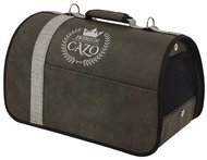 CAZO Premium travel bag, grey, 50 × 27 × 26 cm - Carrier Bag for Pets
