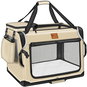 Dog Carriers Tresko Crate for dogs and cats 83 × 58 × 58 cm, beige - Přepravka pro psa