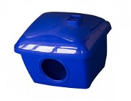 PetPlast Domček plastový modrý 13 × 11 × 11 cm - Domček pre hlodavce