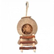 DUVO+ Kokosový domček s rebríkom 31 × 12 × 12 cm - Domček pre hlodavce