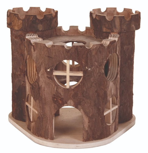 Trixie Wooden Castle Matti for Rodents 17 × 15 × 12cm - House for Rodents - Main image