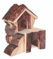 Trixie Drevený domček Bjork pre škrečky 15 × 15 × 16 cm - Domček pre hlodavce