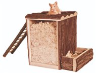 Trixie Natural Living House and Play Tower with Ladder 25 × 24 × 20cm - House for Rodents