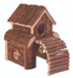 Domček pre hlodavce Trixie Natural Living Drevený domček dvojposchodový Finn 13 × 20 × 20 cm - Domeček pro hlodavce