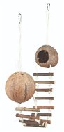 Trixie Coconut Houses with Ladder for Hamsters 2 × 13 × 100cm - House for Rodents