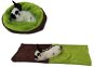 Marysa 3-in-1 for Rodents Dark Brown/Light Green - Snuggle Sack