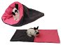 Marysa 3-in-1 for Rodents Grey/Dark Pink - Snuggle Sack