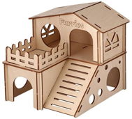 Furries Hamster House Residence Wooden - House for Rodents